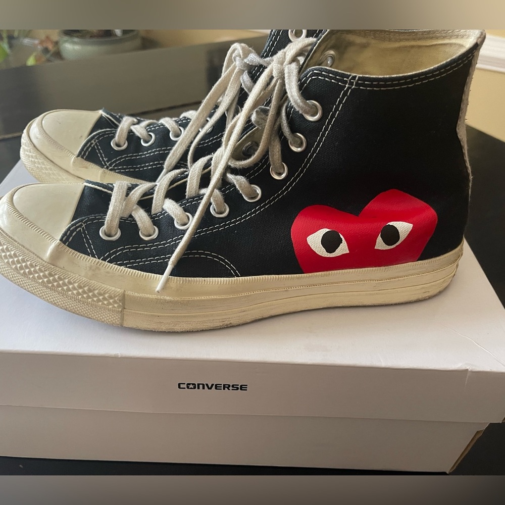 Comme Des Garos Play X Converse Chuck Taylor- Size 9m 11w Barneys